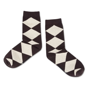 Repose AMS - Harlequin Socks | Marrón