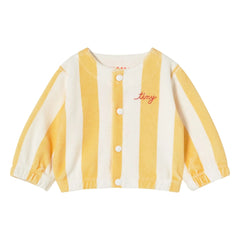 Tinycottons - Sudadera de algodón orgánico a rayas | Amarilla