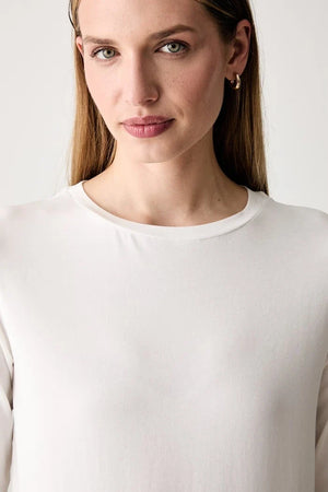 Blusa de manga larga para mujer Weekend Max Mara, algodón y elastano WKDMULTIA