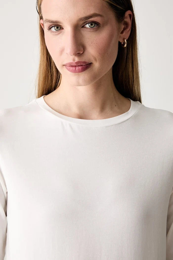 Blusa de manga larga para mujer Weekend Max Mara, algodón y elastano WKDMULTIA