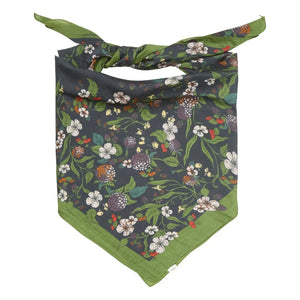 Becksöndergaard - Pañuelo de algodón y seda Bromflora | Negro