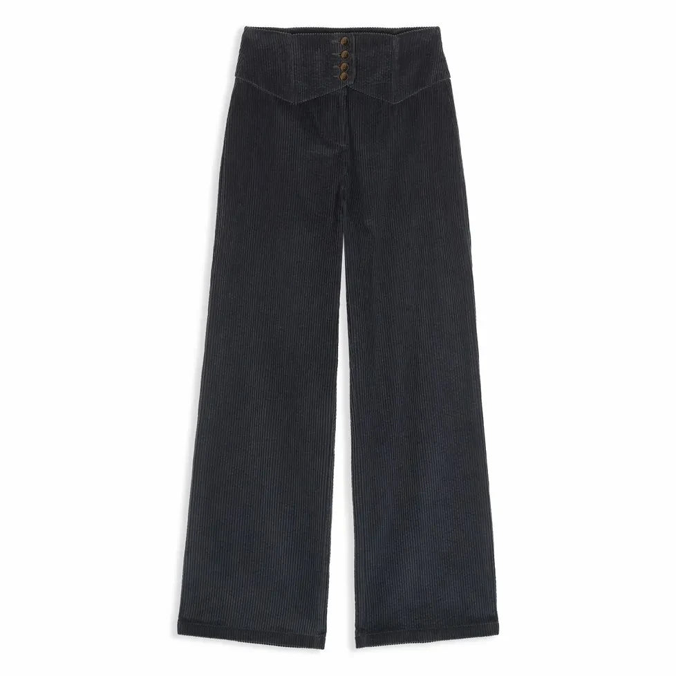 Maria de la Orden - Pantalón de Algodón Phoenix | Azul Marino