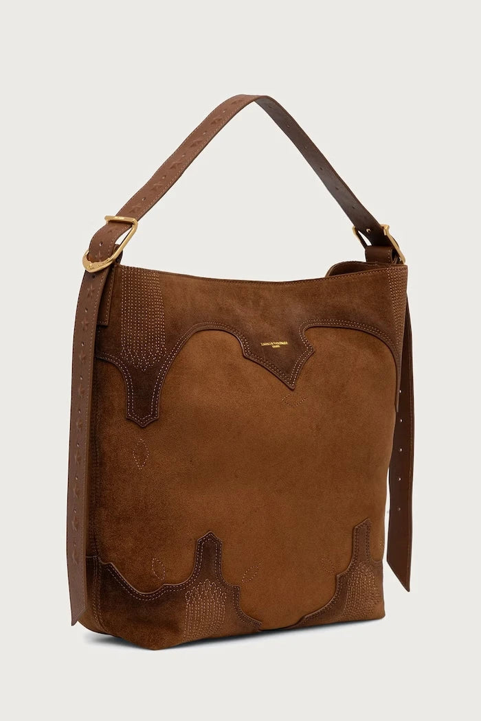 Bolso tote de piel de ante JANE para mujer