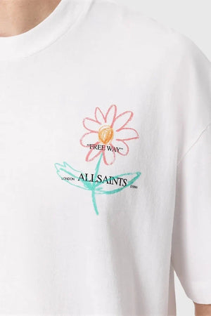 AllSaints Camiseta Oversize de Algodón para Hombre CRAYO