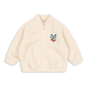 Konges Sløjd - Jazz Sherpa Chaqueta Cherry Fibras recicladas | Crema
