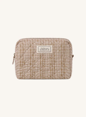 Editions Aimable - Bolsa de cosméticos Toscana | Noisette Vichy Algodón