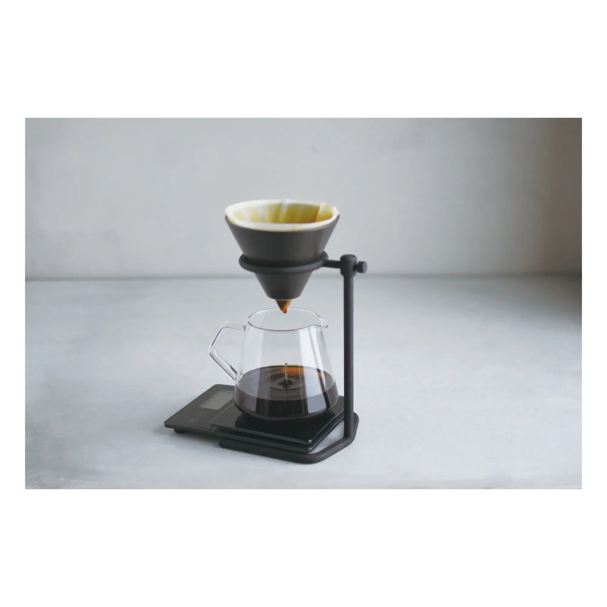 Kinto - Juego de tazas de café lenta - 4 tazas | Negro