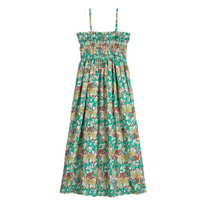 Bobo Choses - Vestido de algodón orgánico sin tirantes Herbalist | Crudo