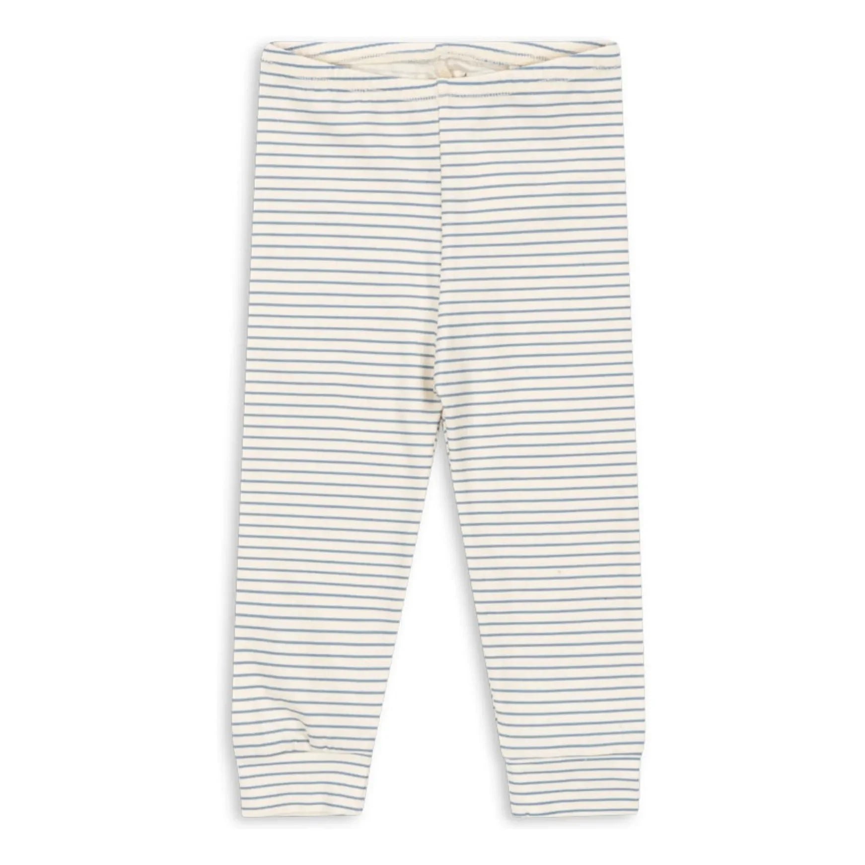 Konges Sløjd - Leggings de algodón orgánico a rayas | Beige