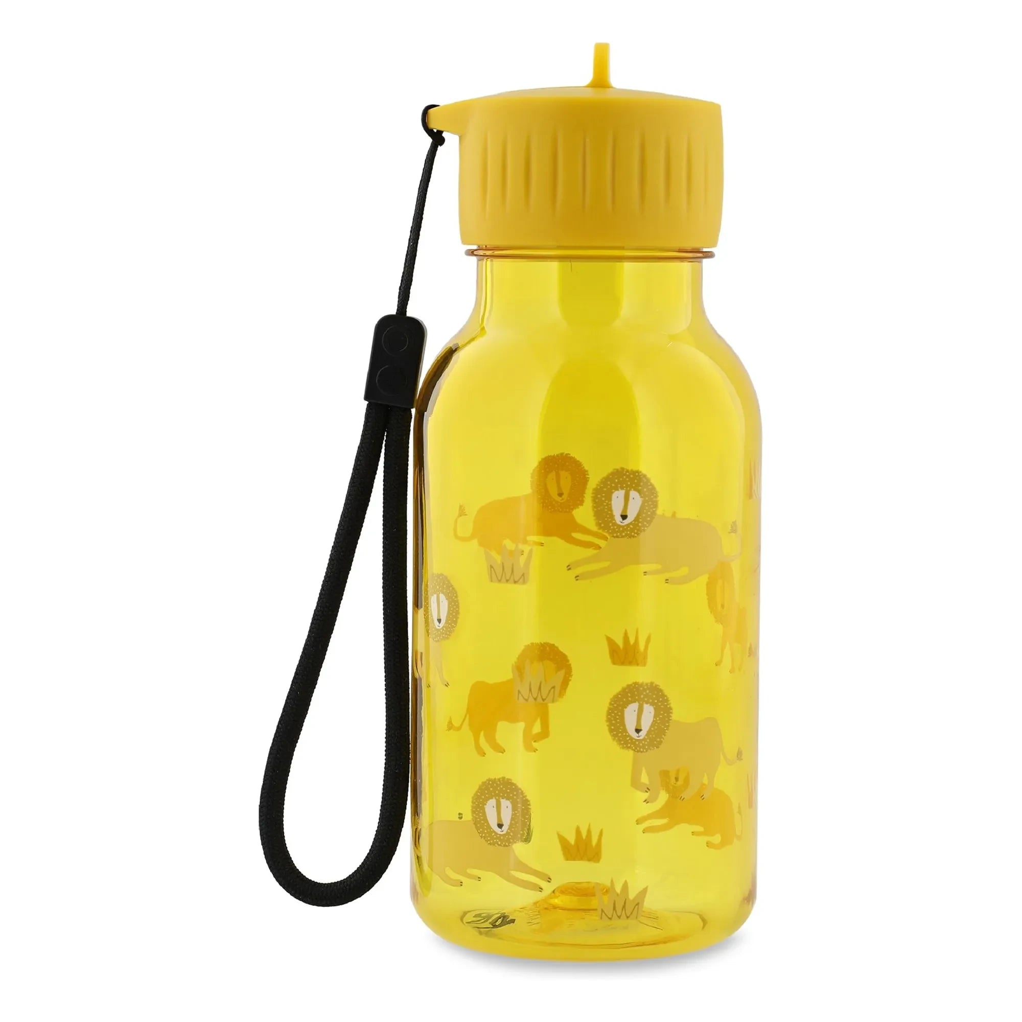 Trixie - Botella de agua Tritan™ Lively Lion de 350ml | Amarillo