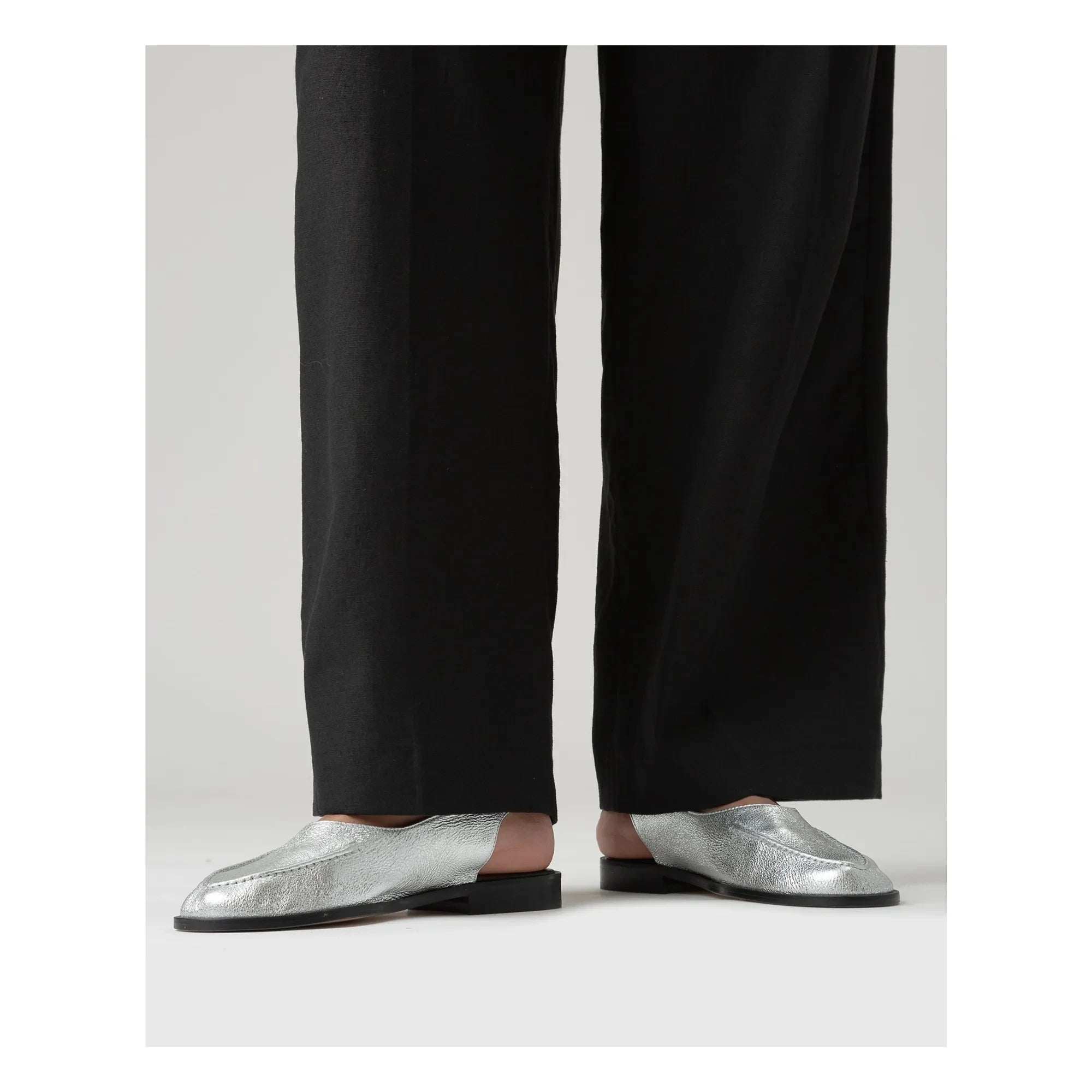 Hereu - Sandalias de tiras al tobillo Metalli | Plata