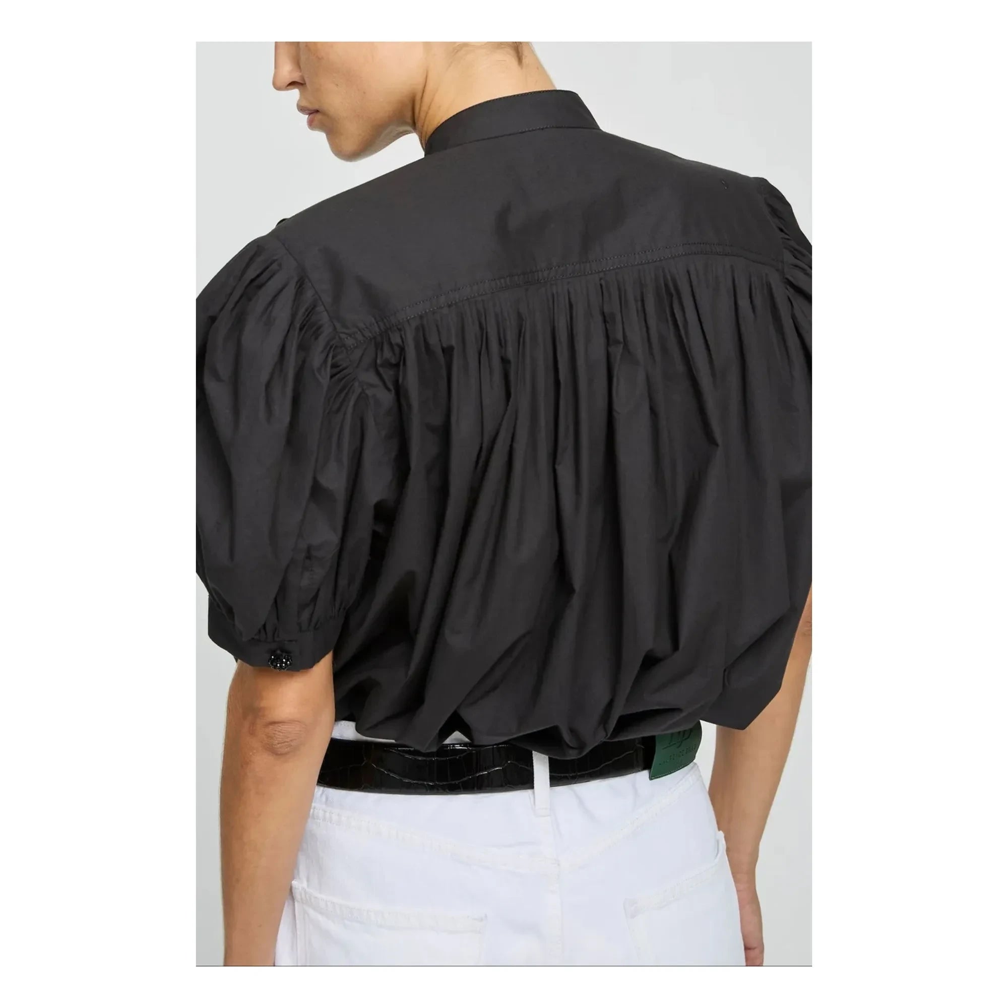 Laurence Bras - Blusa de algodón Ajmer | Negro