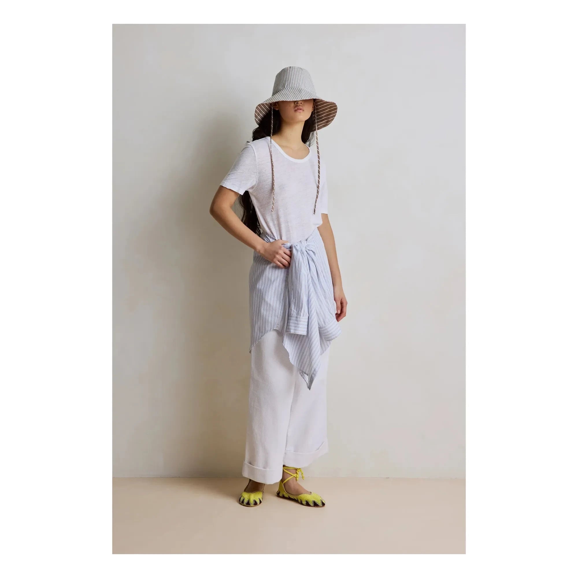 Camiseta de lino Hod - Miami | Blanco