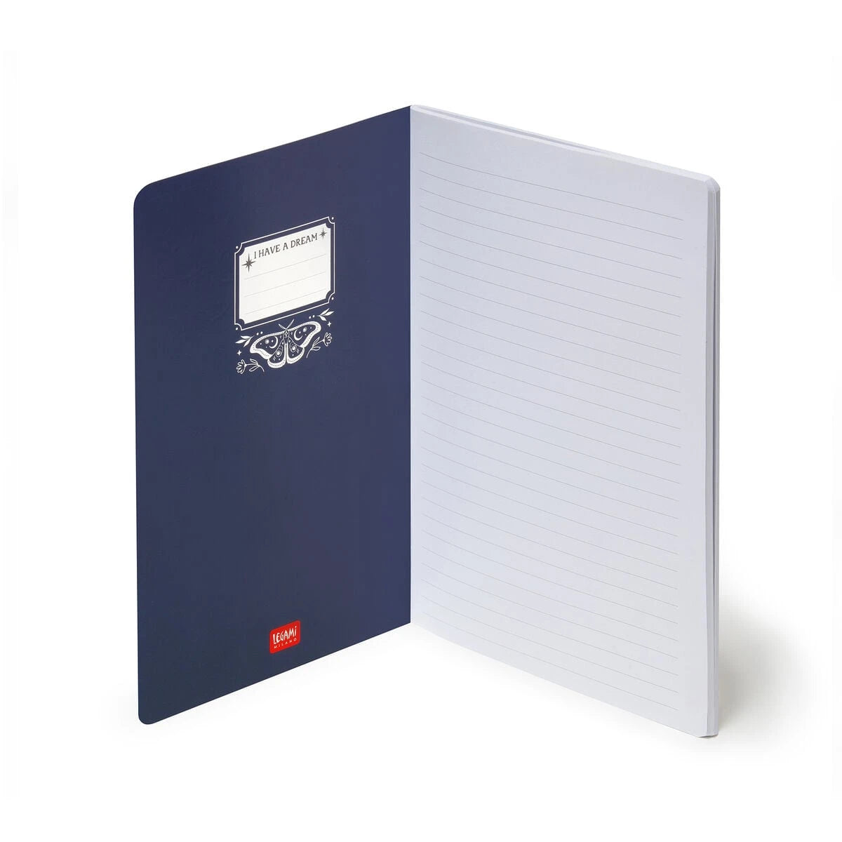Legami - A5 Lined Defter ile Illustrated Hard Kılıf - Moth