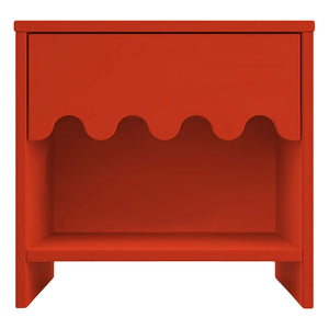 Oeuf NYC - Mesita de noche Moss | Rojo