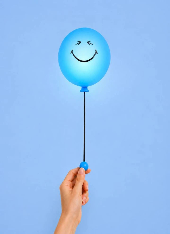 MOB - Bubbly Aplique de pared - MOB x Smiley World | Azul