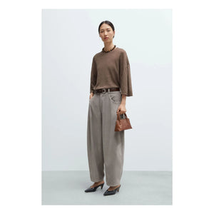 Cordera - Pantalón ancho de terciopelo | Gris
