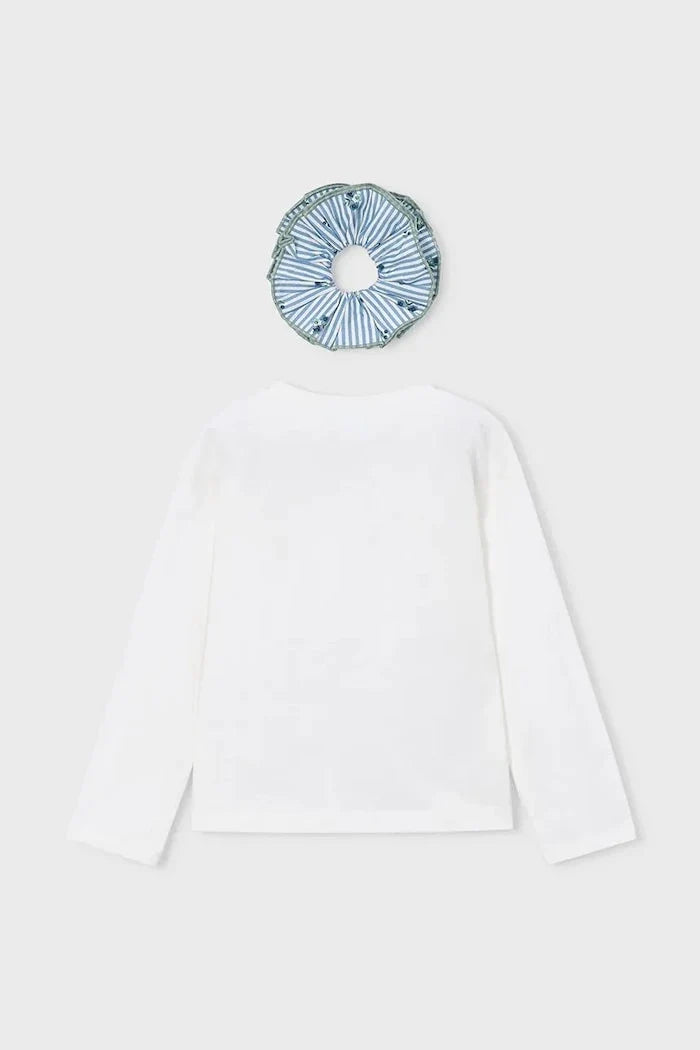 Blusa de manga larga de algodón para niños Mayoral