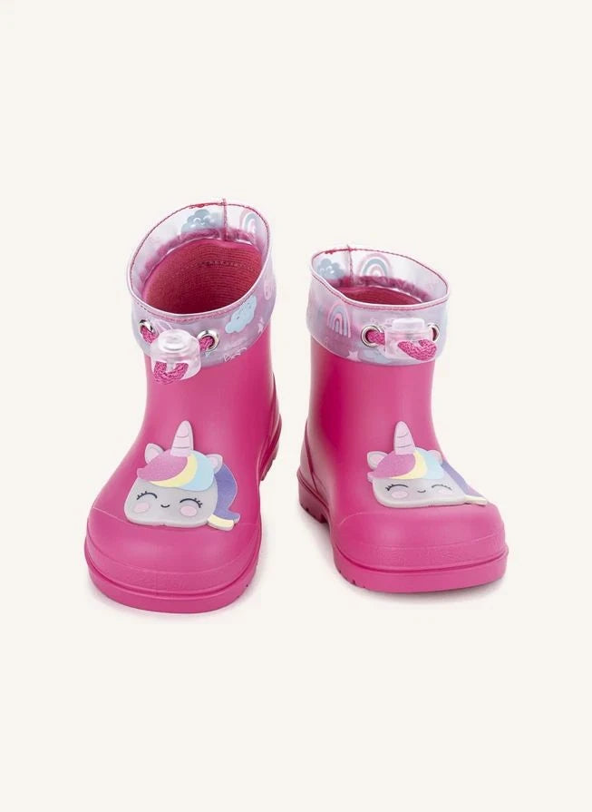 Igor - Botas de lluvia Mendi Unicornio | Fucsia