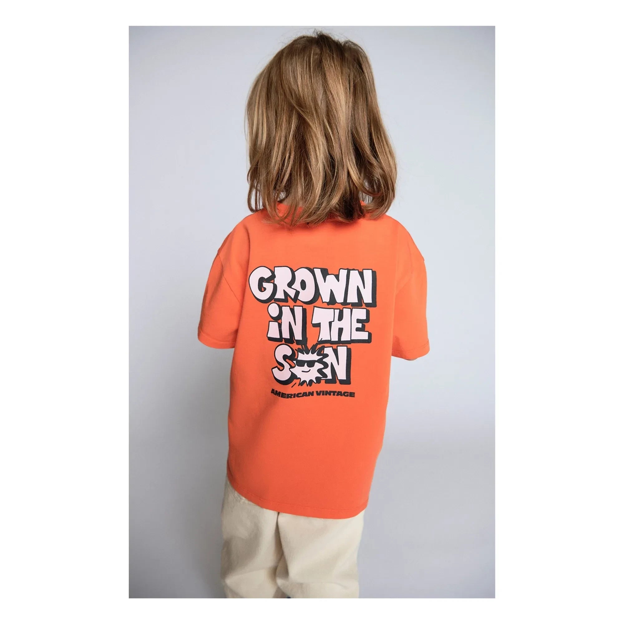 American Vintage - Camiseta Fizvalley Sun-grown | Mandarina