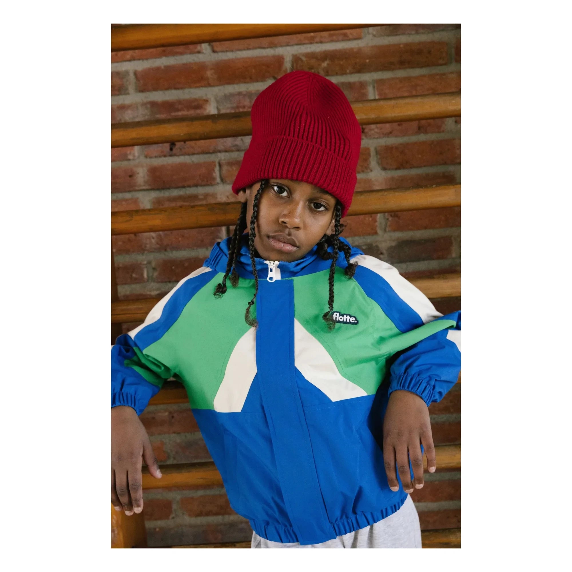 Flotte - Chaqueta impermeable Abbessito Fibras recicladas | Azul