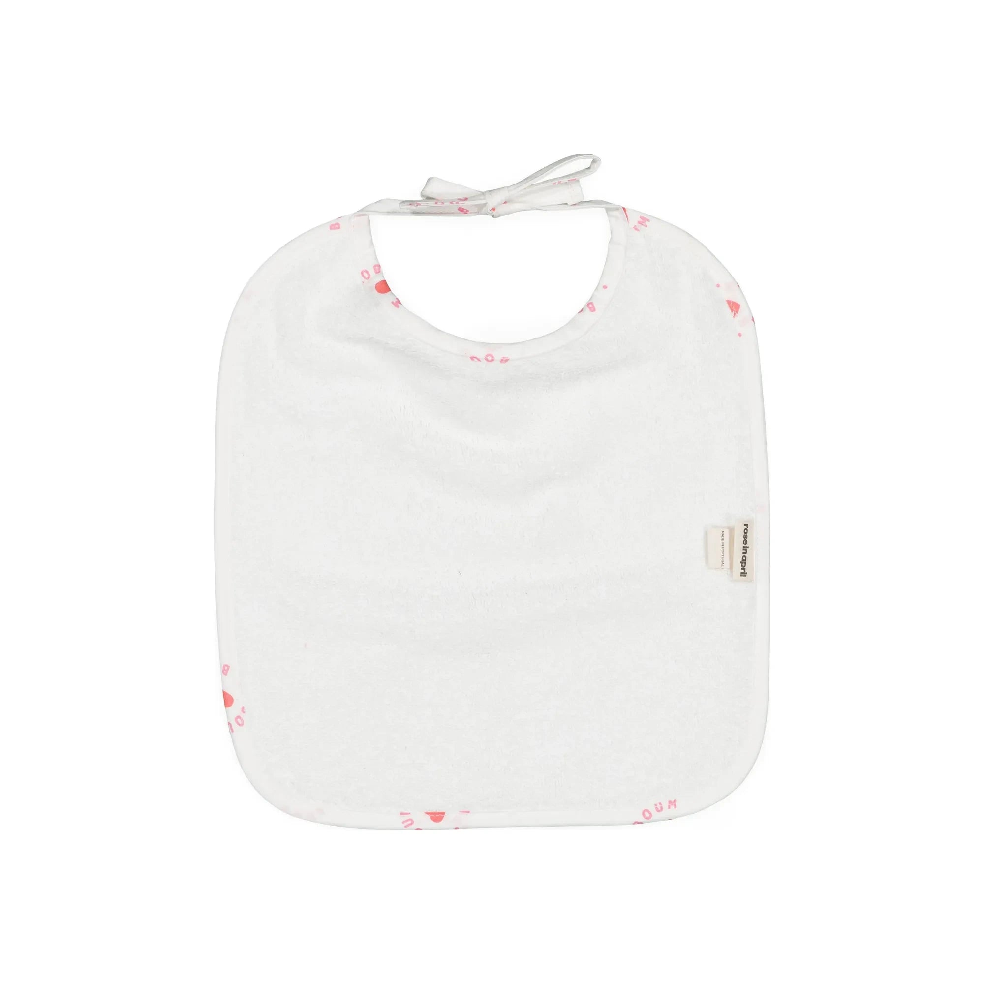 Rose in April - Bib Anna Boum Boum | Blanco