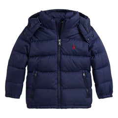 Ralph Lauren - Chaqueta acolchada con logotipo de fibra reciclada | Azul marino