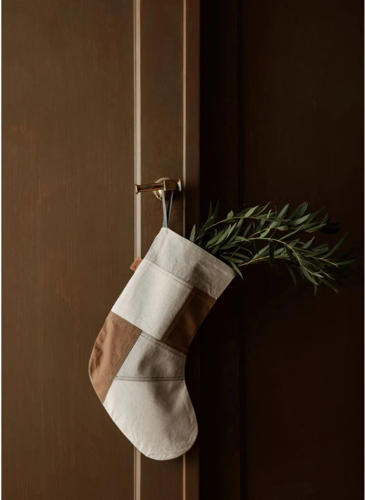 Ferm Living - Calcetín de Navidad Tonal