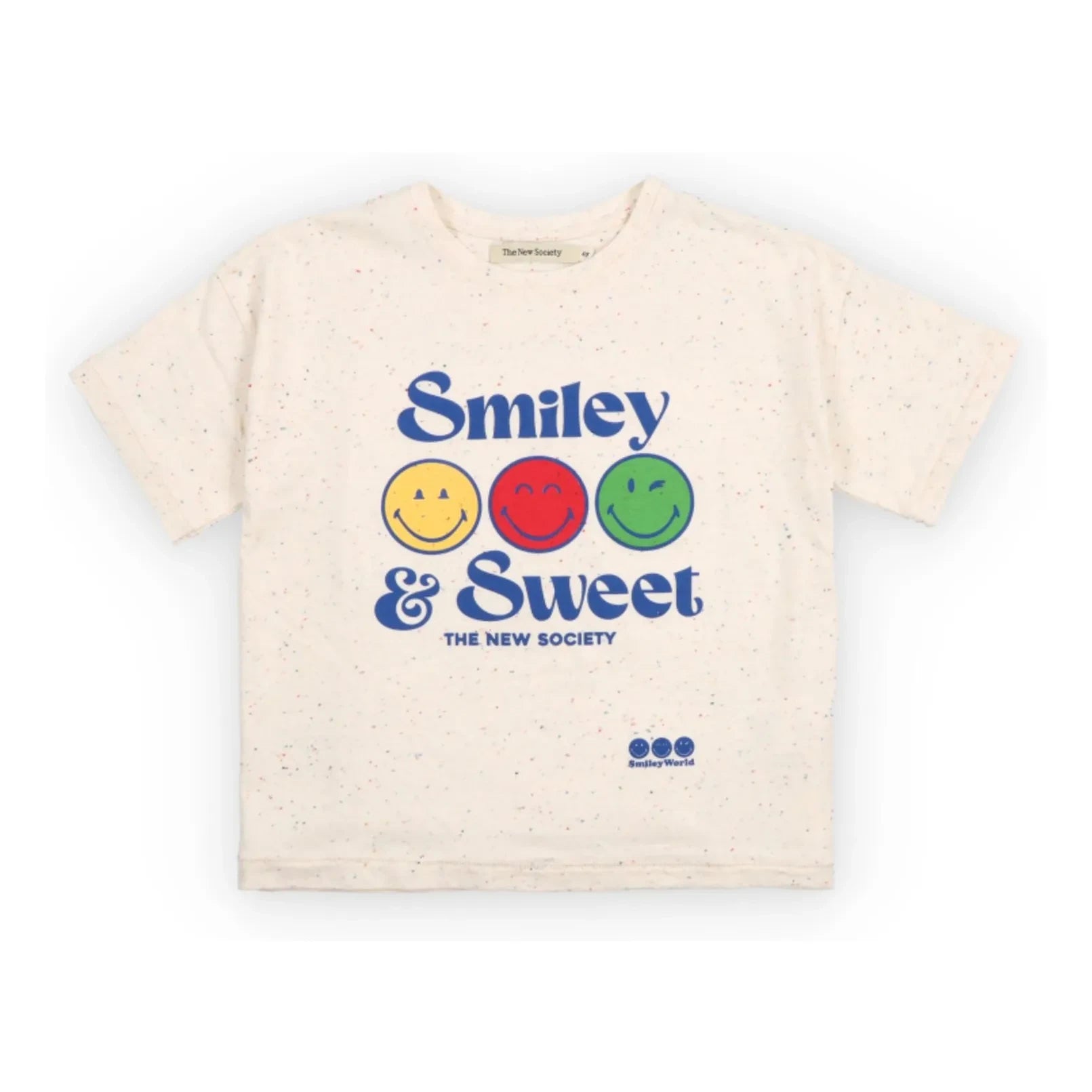 the new society - Sudadera Smiley y sudadera | Crudo jaspeado
