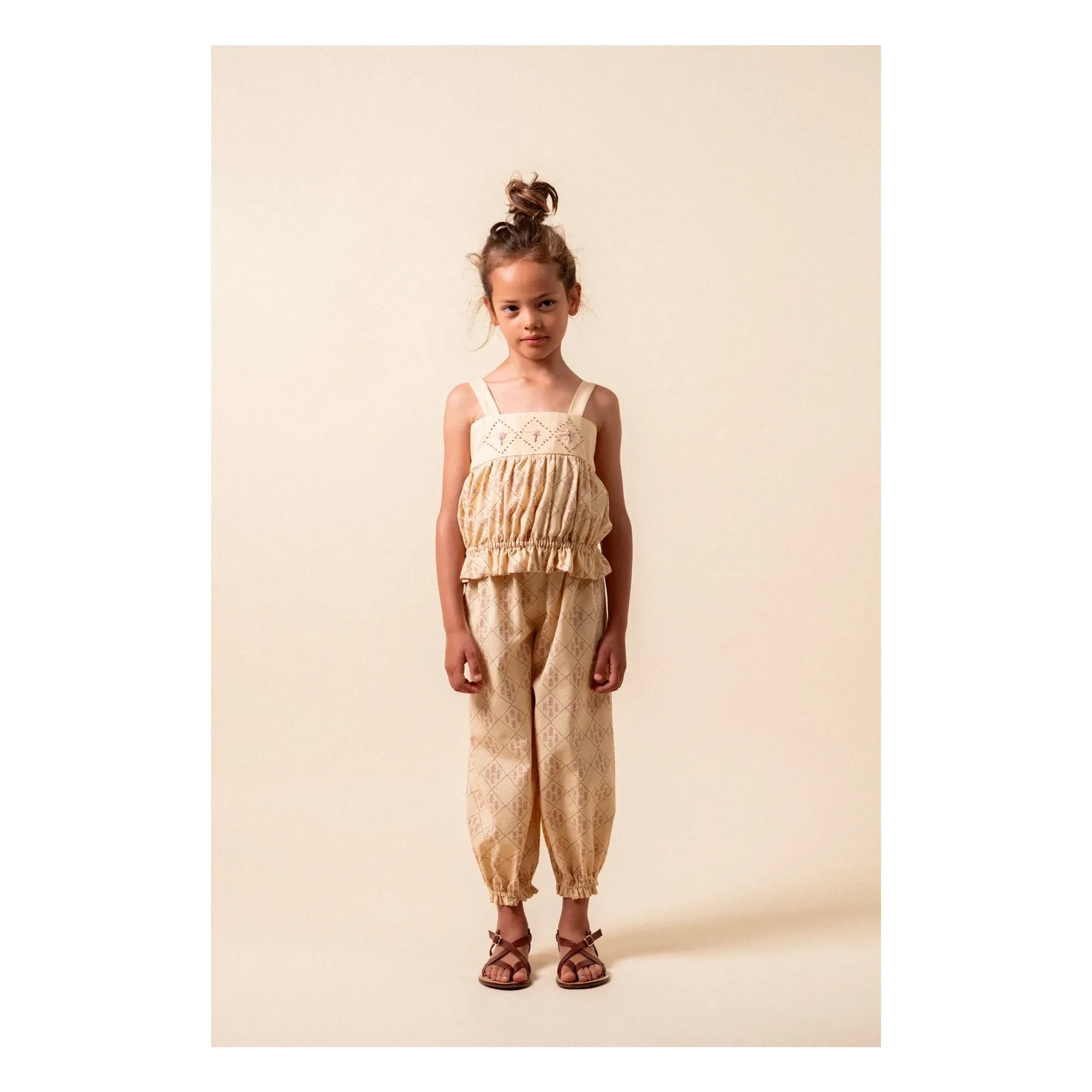 birinit - Pantalón Baggy Castelflorite | Honey