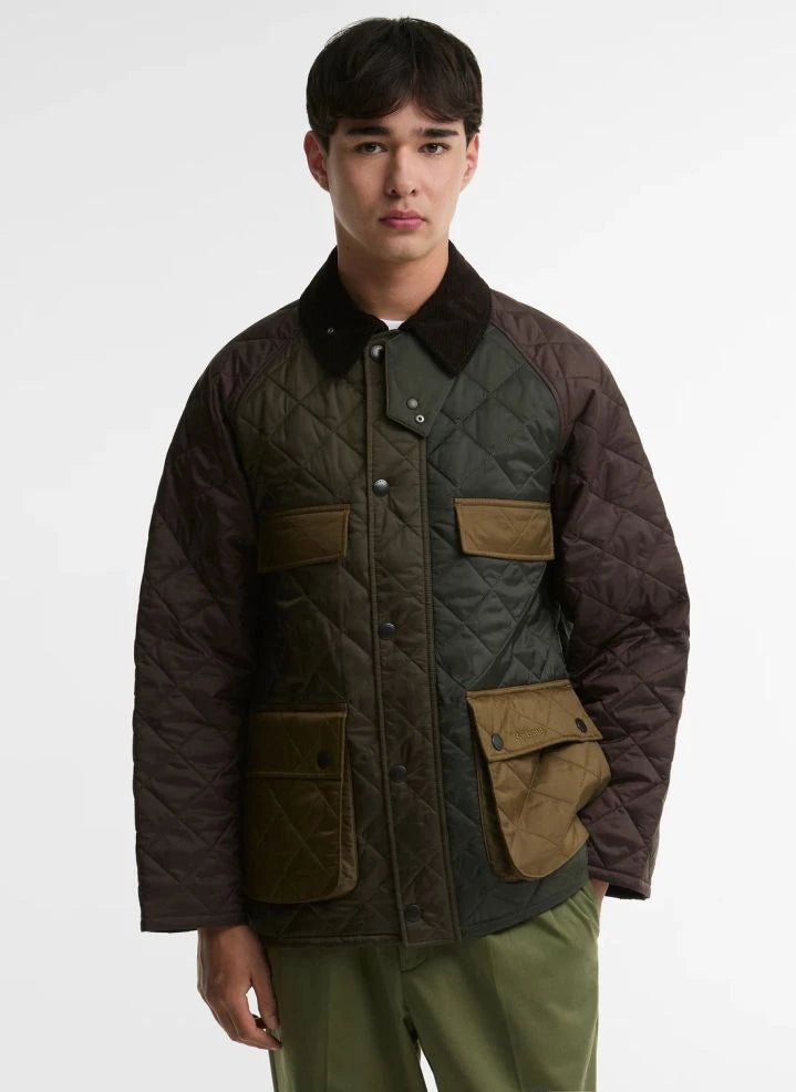 Barbour - Bedale SugarLump Kapitone Ceket | Haki