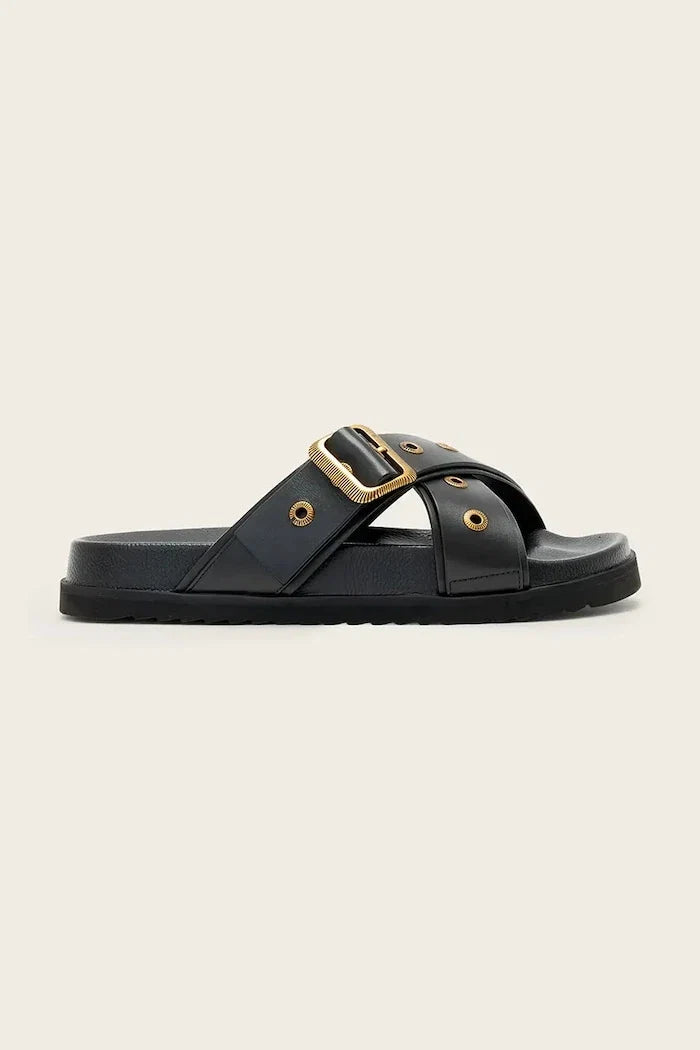 Sandalias planas estilo cowboy Suki de cuero de AllSaints