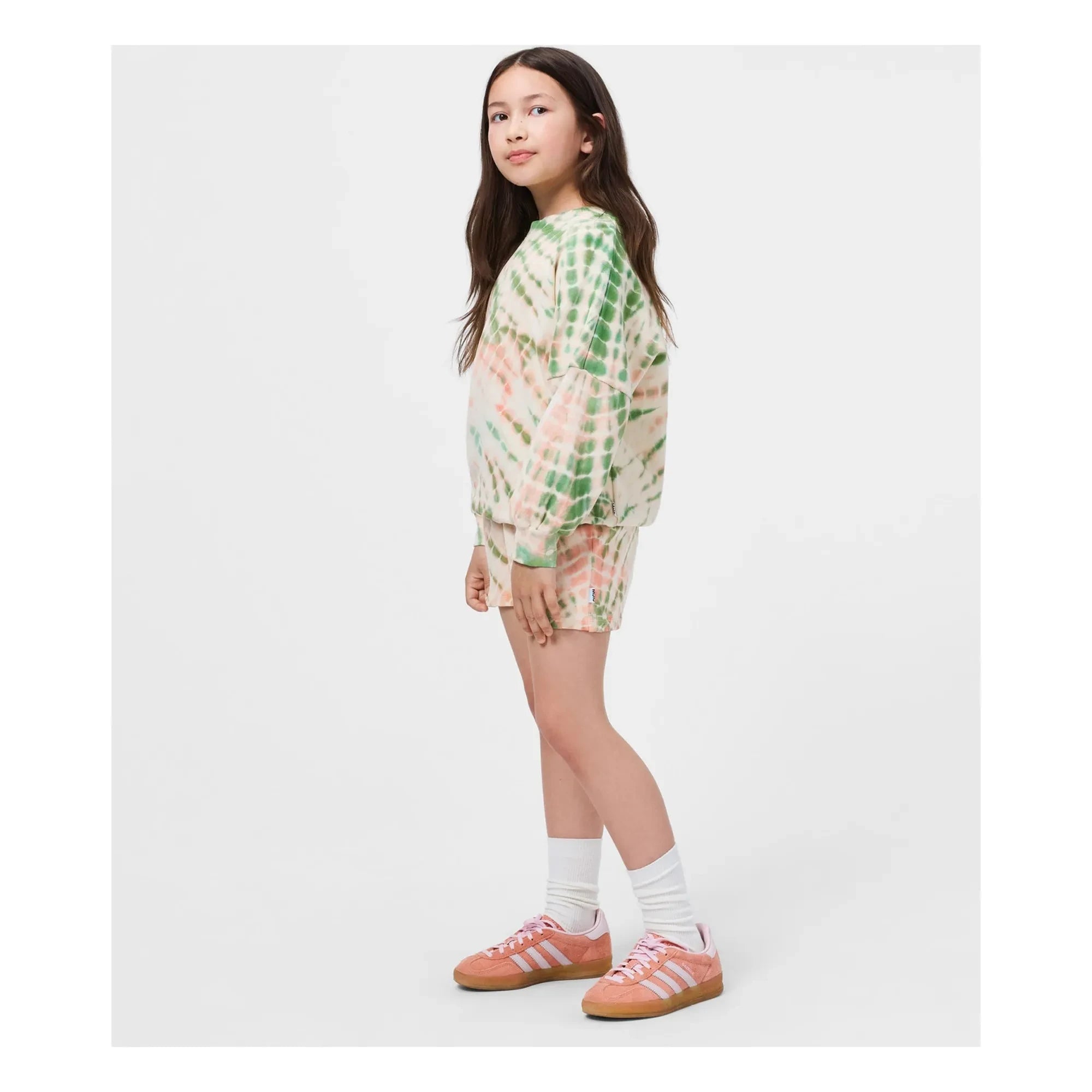 Molo - Short de algodón orgánico teñido Akima | Rosa pálido