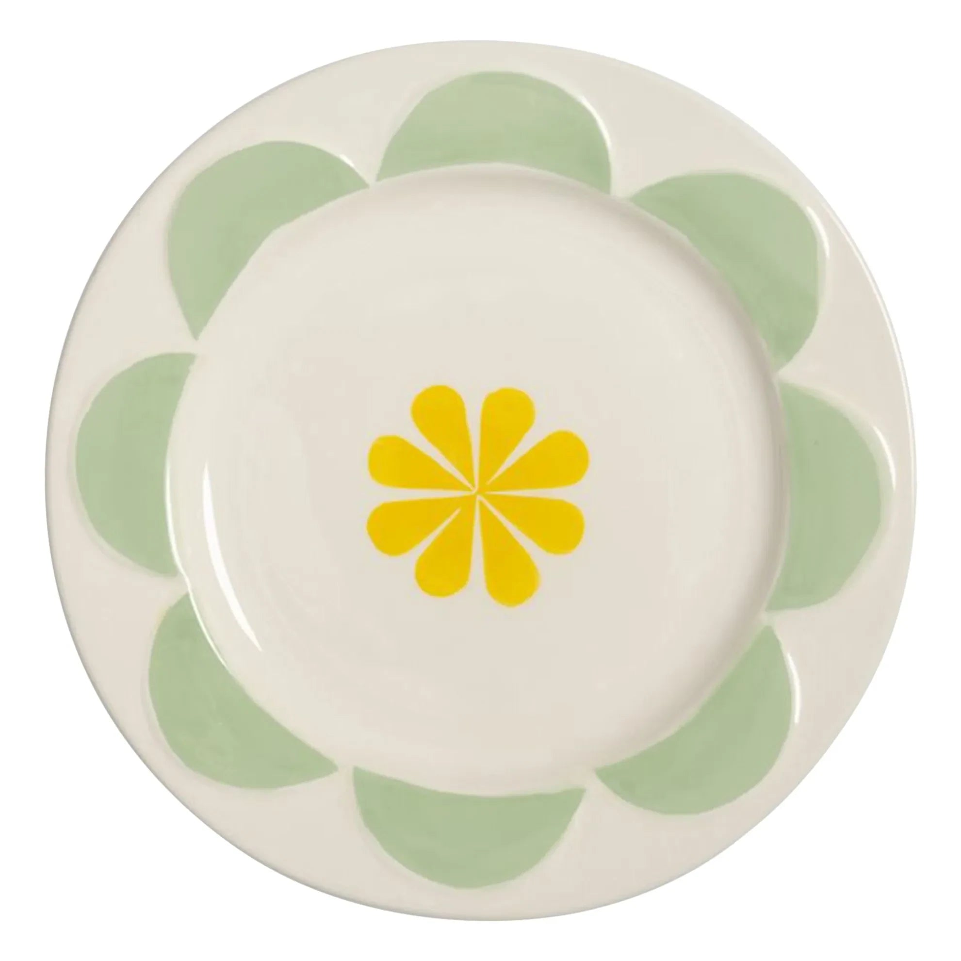 &Klevering - Platos con diseño de folk - Juego de 4