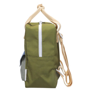 Sticky Lemon - Mochila Pequeña Sobre | Caqui
