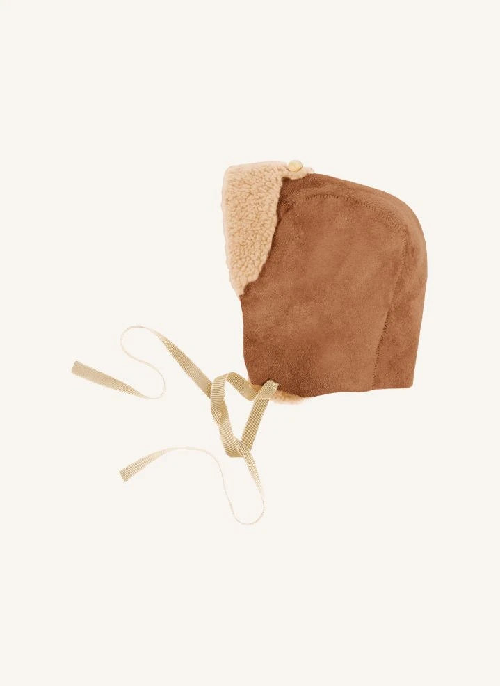 ILDA'S sheep - Gorra de piel Merinos - Colección para bebés | Beige