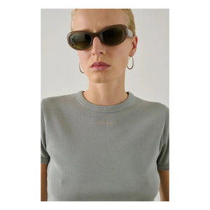 Soeur - Camiseta Aristide de algodón orgánico | Azul hielo