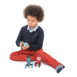 Tender Leaf Toys - Juego de Construcción de Cohetes - Set de 3