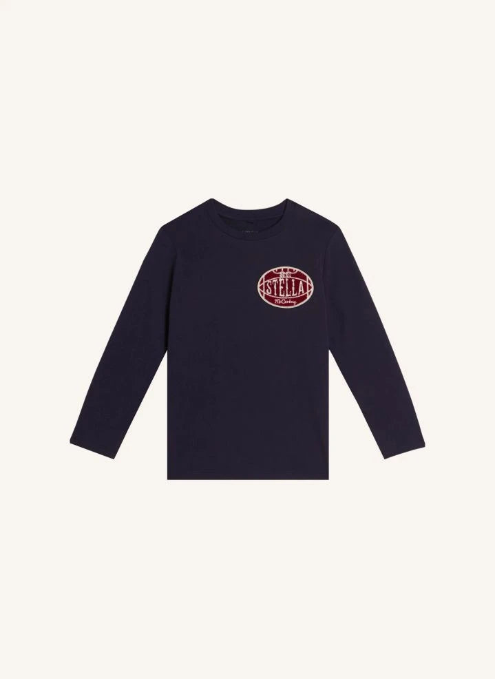Stella McCartney Kids - Stella Camiseta balloon de algodón orgánico | Azul oscuro