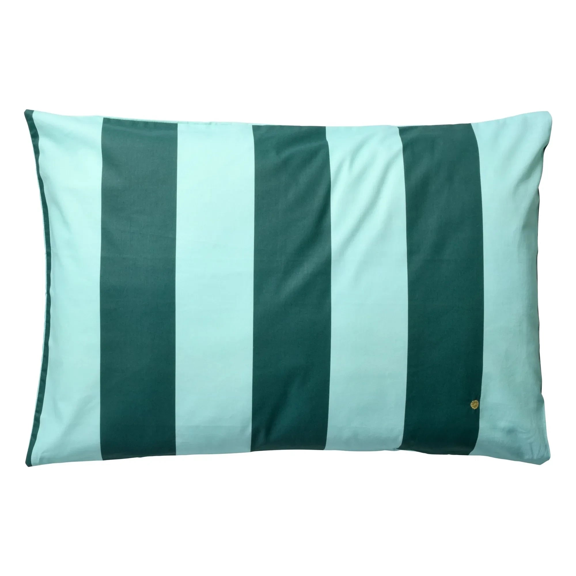 La cerise sur le gâteau - Funda de almohada de rayas Malo | Turquesa