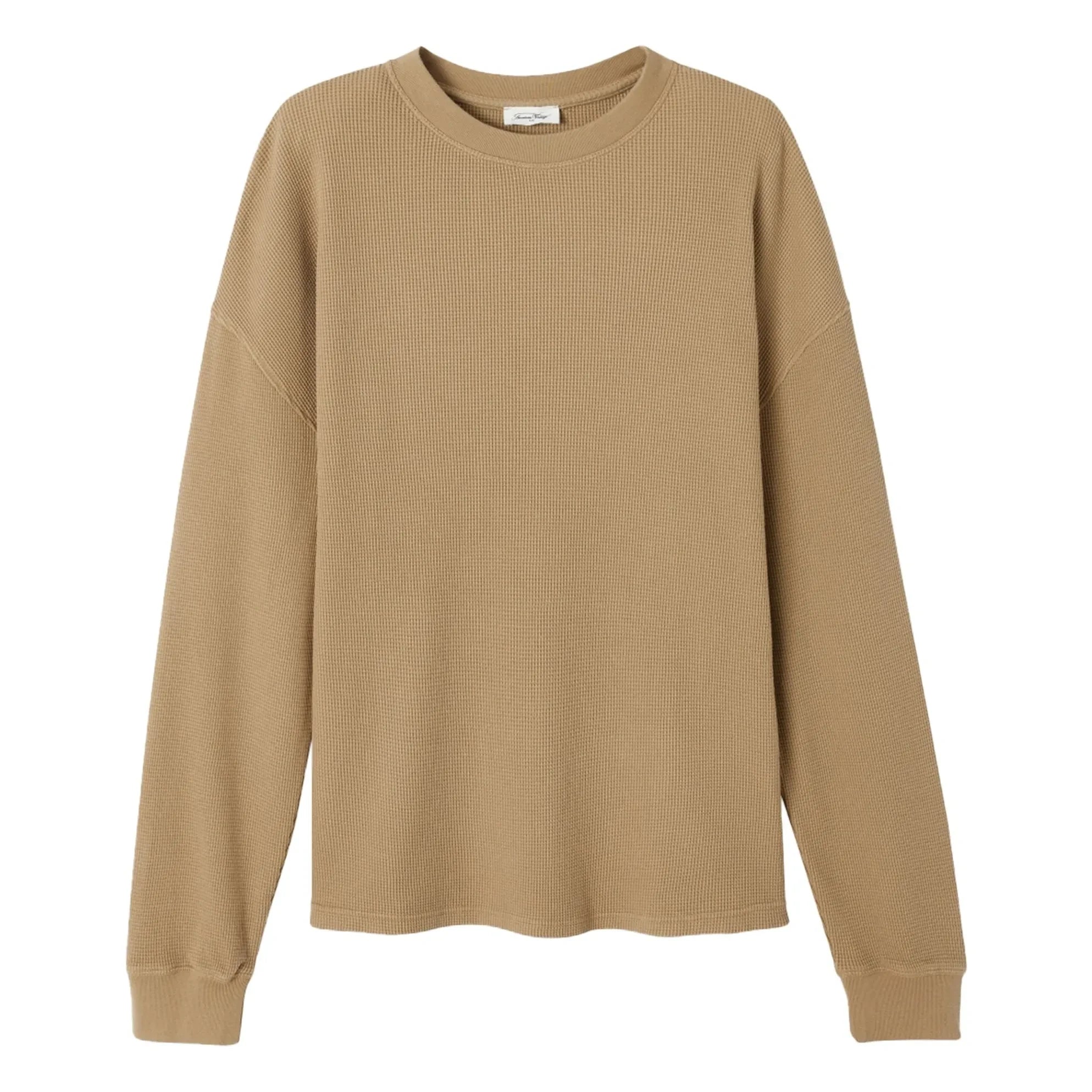 American Vintage - Sudadera Ryvy de algodón orgánico | Beige