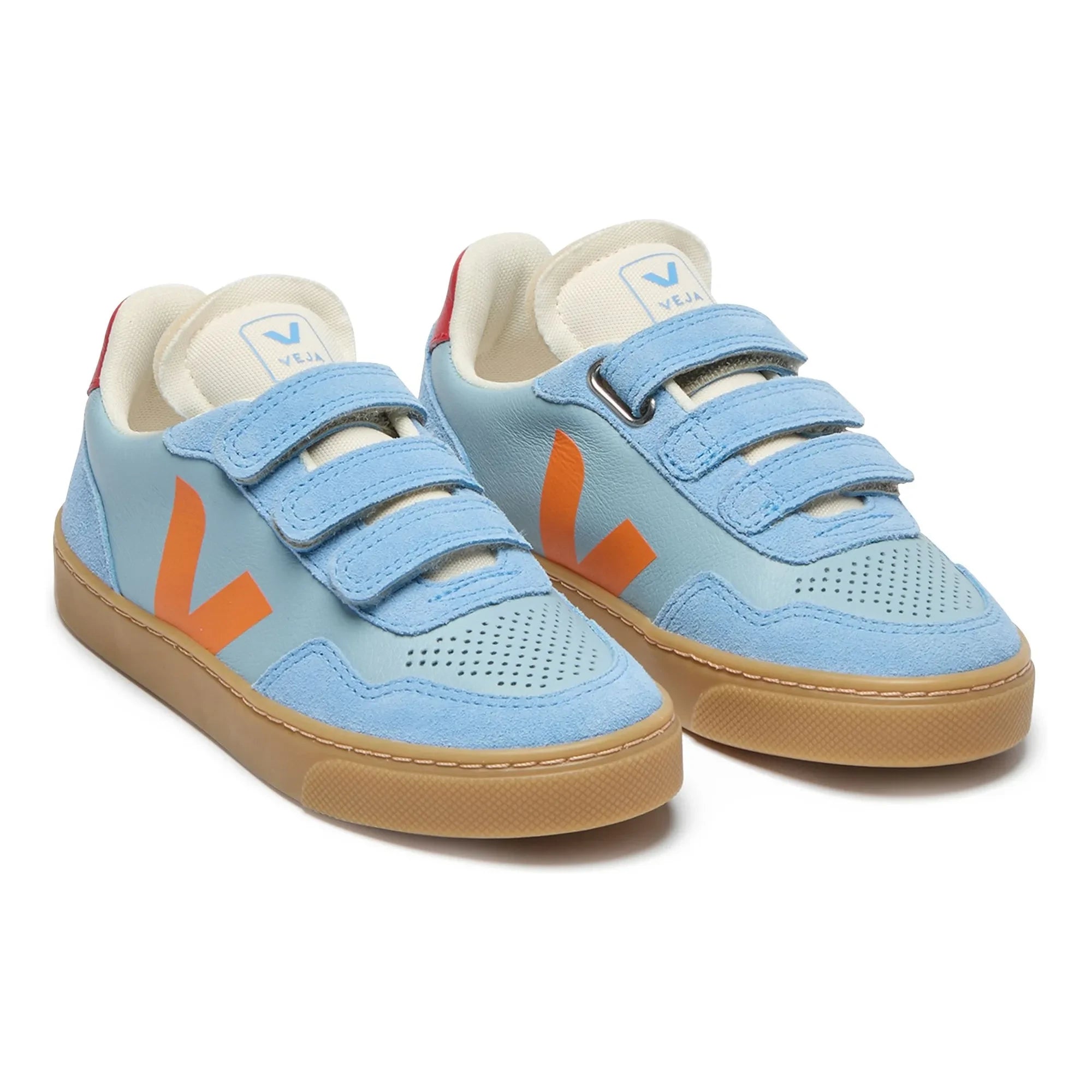 Veja - Zapatillas Scratch V-90 Piel O.T. | Azul claro