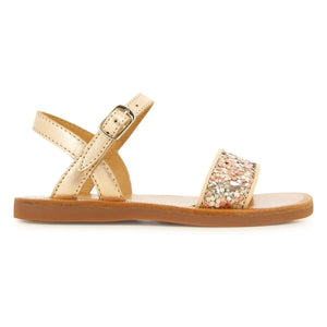 Pom d'Api - Sandalias con Hebilla Plagette | Oro Rosa
