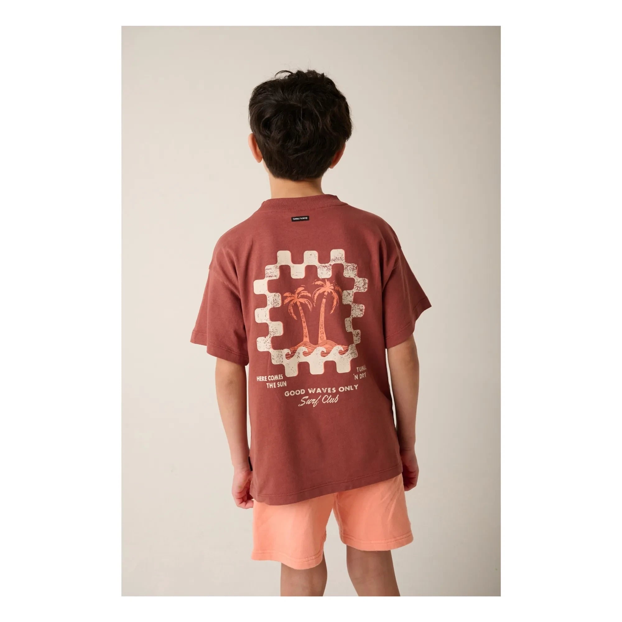 Tumble N'Dry - Camiseta oversize de algodón reciclado Port Douglas | Óxido