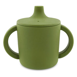 Trixie - Vaso de Aprendizaje de Silicona Mr. Dino | Verde