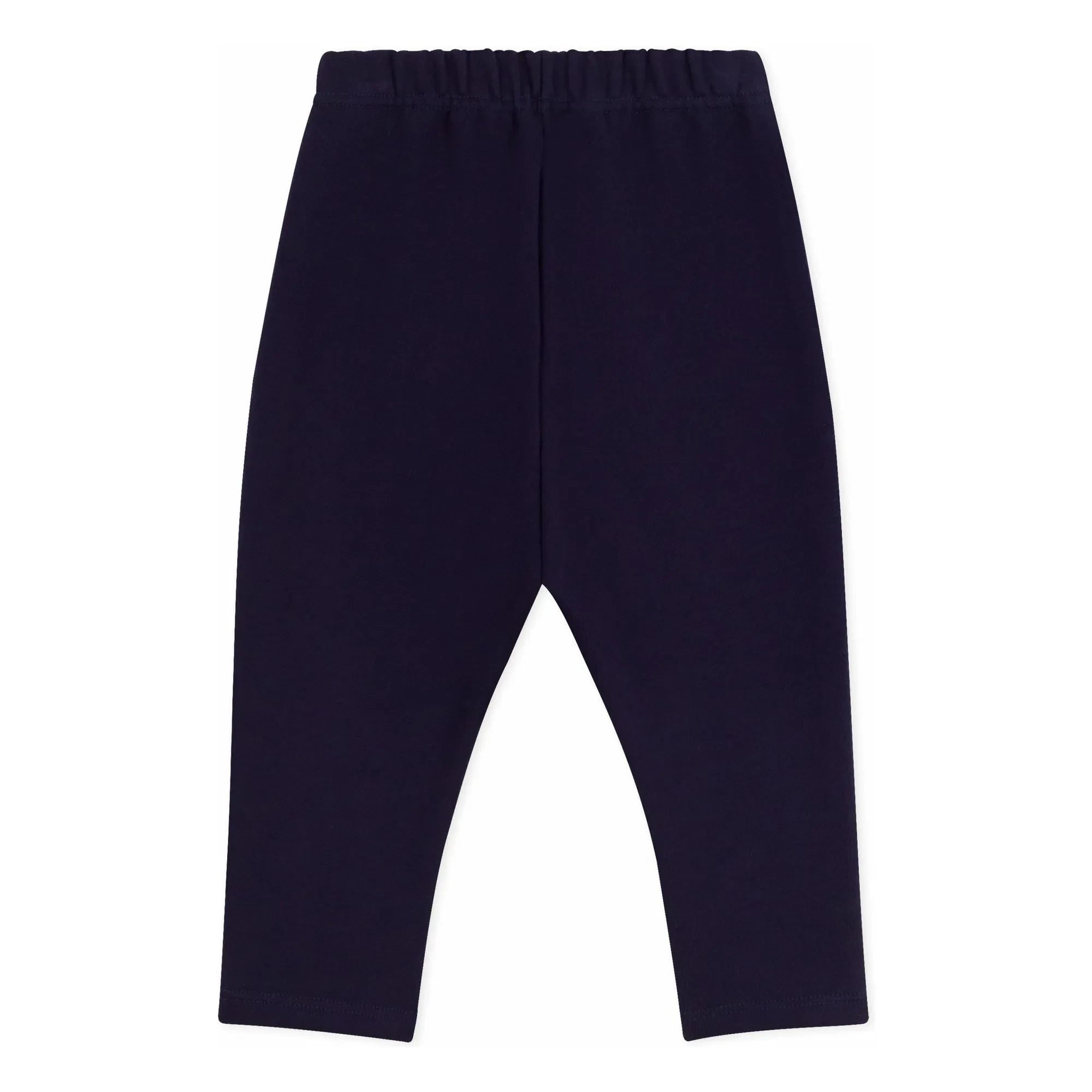 Petit Bateau - Pantalones de felpa de algodón orgánico | Azul noche
