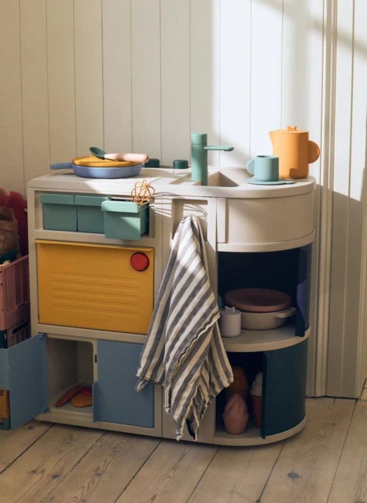 Liewood - Set de cocina de juguete Elio | Beach Blue Multi mix