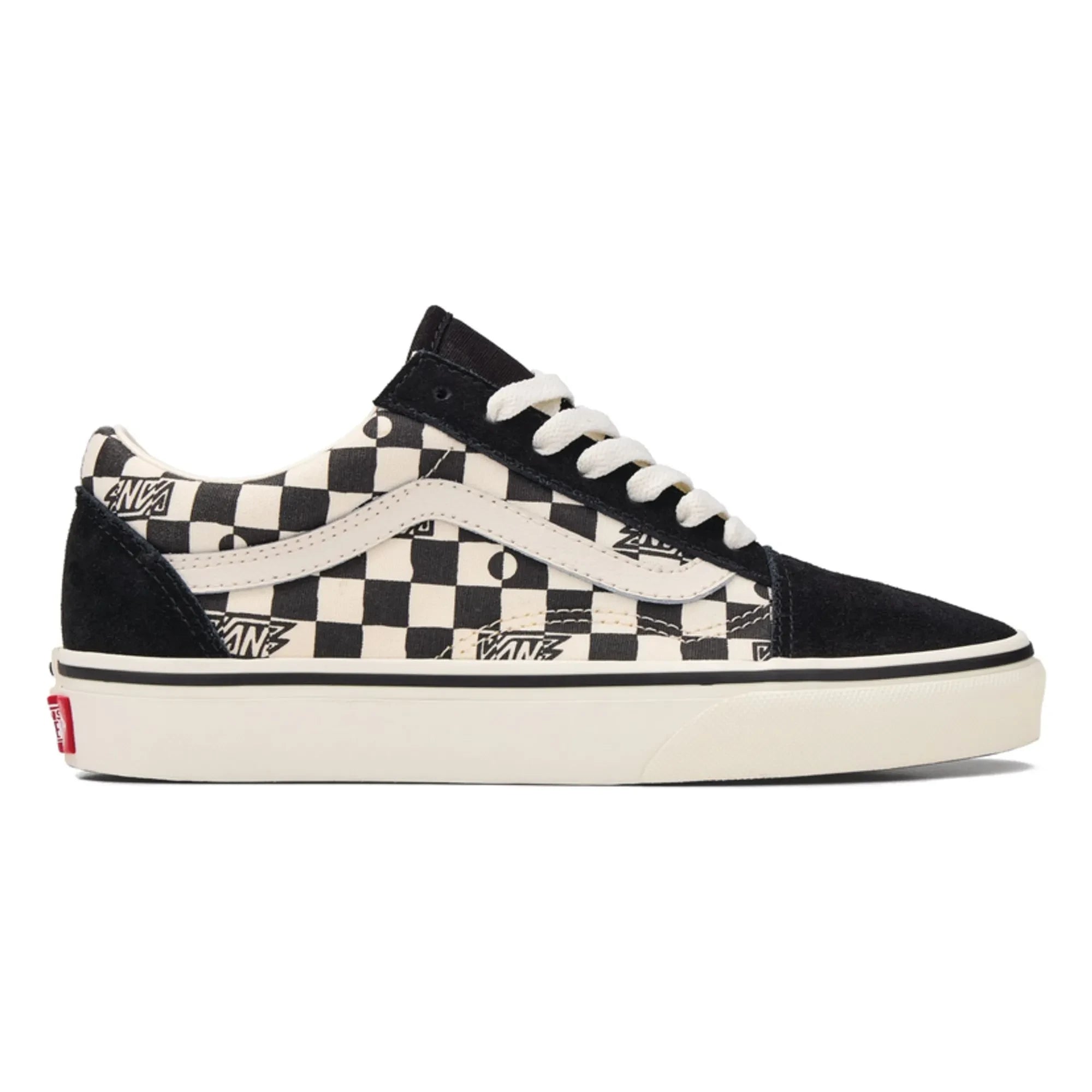 Vans - Zapatillas con Cordones Old Skool Geo Check | Negro