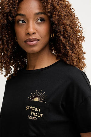 Camiseta de algodón Liu Jo para mujer