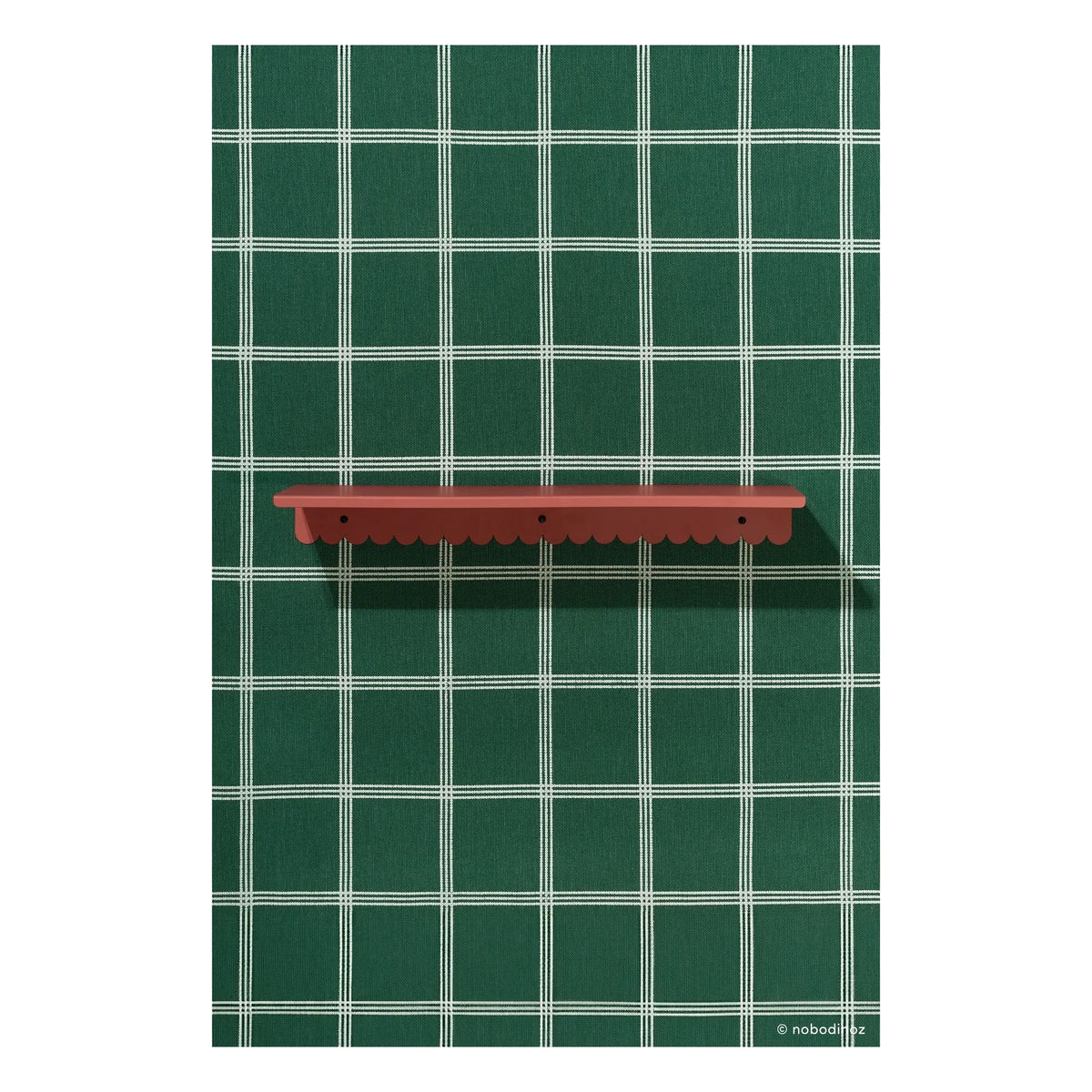 Nobodinoz - Estante de pared Vibes 50x16 cm | Terracota